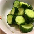 蒼の雫sp's cooksnap of when they made 梅昆布茶で超簡単♡きゅうりのお漬物.