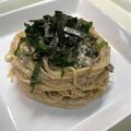 蒼の雫sp's cooksnap of when they made 和風明太クリームパスタ.