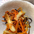 トロイメライ♬'s cooksnap of when they made ちくわとにんじんの塩昆布炒め.
