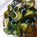 ゆうきぴぴっく's cooksnap of when they made ✿きゅうり＆しらすの酢の物✿.