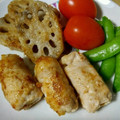 ☆ともすけ♪☆'s cooksnap of when they made 肉巻きたけのこ(しょうが焼き).