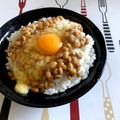 ※ぴーまん's cooksnap of when they made ♡納豆タマゴかけごはん＋生姜♡.