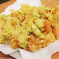 ぽんﾁｬﾝ☆'s cooksnap of when they made 新玉ねぎと空豆と海老のかき揚げ.