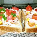 オネアミス's cooksnap of when they made ♪トマトピザトースト♪.