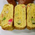 ぴぴはぴ's cooksnap of when they made 手毬麩消費★冷凍OKのカラフル卵焼き♡.