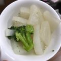 hinatahina's cooksnap of when they made 大根とブロッコリーの中華風あんかけ.
