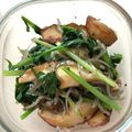 にゃんにょ's cooksnap of when they made ラディッシュの葉としらすのバター炒め.