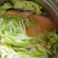 Hinanozo's cooksnap of when they made ☆鮭あらの洋風コンソメ煮☆.