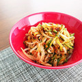 さぁさ52's cooksnap of when they made もやしときゅうりの食べるラー油和え.