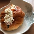 もきち☆'s cooksnap of when they made 出来あいのお惣菜でサンドイッチ2種.