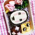 kuroa♪'s cooksnap of when they made カオナシのキャラ弁.