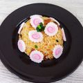 ❊プゥ❊'s cooksnap of when they made 春色♡なると炒飯.