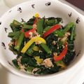 ooomihooo's cooksnap of when they made 小松菜とパプリカのツナ缶炒め.