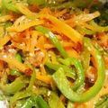 好き嫌い大王's cooksnap of when they made (常備菜) ピーマンと人参の胡麻きんぴら.