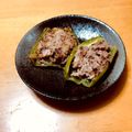 motikoちゃん's cooksnap of when they made お弁当にも♡めっちゃ簡単ぴーまん肉詰め.
