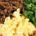 まゆびび's cooksnap of when they made 簡単◎お一人様用の鶏肉のそぼろ丼.