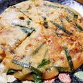 ゆうちゃんシェフ's cooksnap of when they made 天ぷら粉でサックリ☆納豆キムチーズチヂミ.