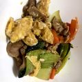 ちゃぼか's cooksnap of when they made チンゲン菜としいたけと卵の炒め物♪.