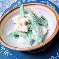 ☆３匹の子ぶた☆'s cooksnap of when they made スナップエンドウと蓮根＊からしマヨ和え.