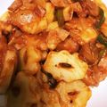 鈴木よしぞう's cooksnap of when they made 高見沢さんも絶賛！ちくわぶナポリタン.