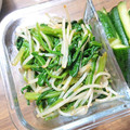 主人の苗字は”何”'s cooksnap of when they made ほうれん草とモヤシの簡単ナムル◆作り置き.