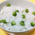 ひなた39's cooksnap of when they made 翡翠色のお豆ごはん.