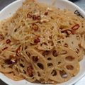 Xl料理見習's cooksnap of when they made レンコンと白滝のきんぴら♪.