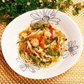 なつき☆ミ's cooksnap of when they made 野菜たっぷり♪中華風卵餡掛けパスタ.