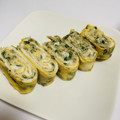 kiki☆chan's cooksnap of when they made 白だしで簡単☆しそ風味の出汁巻き卵.