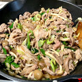 クックR5C9KT☆'s cooksnap of when they made 節約おかず！豚コマとネギの和風炒め.