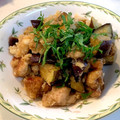 ポルシェ祭り's cooksnap of when they made 鶏肉となすのみぞれ甘酢炒め.