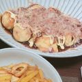 kinacomo's cooksnap of when they made 具材たっぷりたこ焼き.