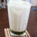 ひなたこやき's cooksnap of when they made 黒糖抹茶ソイラテ♪.