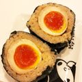 おじゃ柚's cooksnap of when they made とろ〜り 半熟！煮卵おにぎり.