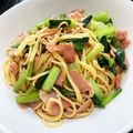 ♡ゆいニャン♡'s cooksnap of when they made 小松菜たっぷり和風パスタ.