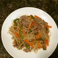 ざりがにサラダ's cooksnap of when they made 牛肉とピーマンのみそいため.
