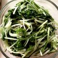にゃんにょ's cooksnap of when they made 水菜の塩麹浅漬.