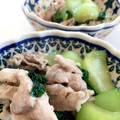 まめちゃん710's cooksnap of when they made ちんげんさいと豚こまのあっさり炒め.