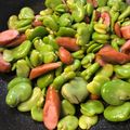 hujiwara2's cooksnap of when they made ♪そら豆とウインナーのガーリック炒め♪.