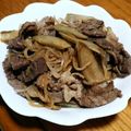Sizuku04's cooksnap of when they made 牛こまで♪牛肉とごぼうとしらたきの炒り煮.