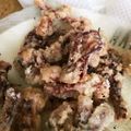 mokachel's cooksnap of when they made いかゲソの唐揚げ.