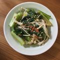 クック1FX93J☆'s cooksnap of when they made さっぱり【小松菜と干しエビのごまポン酢】.