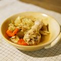 kbitch's cooksnap of when they made チキンとキャベツのクミンキャセロール.