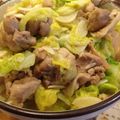 poyo02's cooksnap of when they made 簡単絶品・ガリバタチキンとキャベツの炒め.