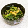 DELA's cooksnap of when they made 大根の葉と油揚げの炒め煮.