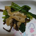 クックV80I12☆'s cooksnap of when they made 小松菜ときくらげの煮浸し.