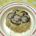 もこりこ's cooksnap of when they made 3色アンパンマンケーキ寿司でひなまつり.
