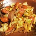 amm♪'s cooksnap of when they made キャベツとウィンナーの粒マスタード和え.