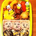 わしん君's cooksnap of when they made 幼稚園年少 ころころおにぎり弁当.