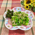 toraちゃん♪'s cooksnap of when they made 茗荷&オクラで箸休めの一品☆.